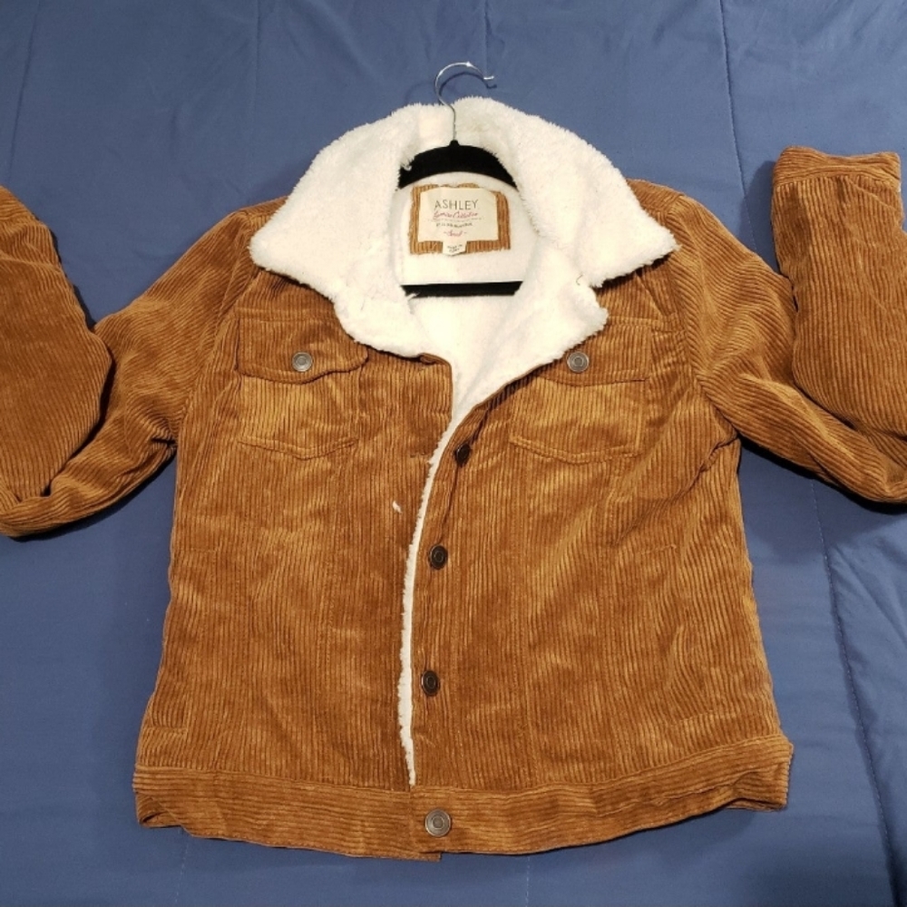 Ashley Vintage Sherpa Corduroy Coat